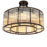 Eichholtz Ceiling Lamp Bernardi L of this flush mount has a dark bronze fitting for an elegant contrast. Ceiling Lamp