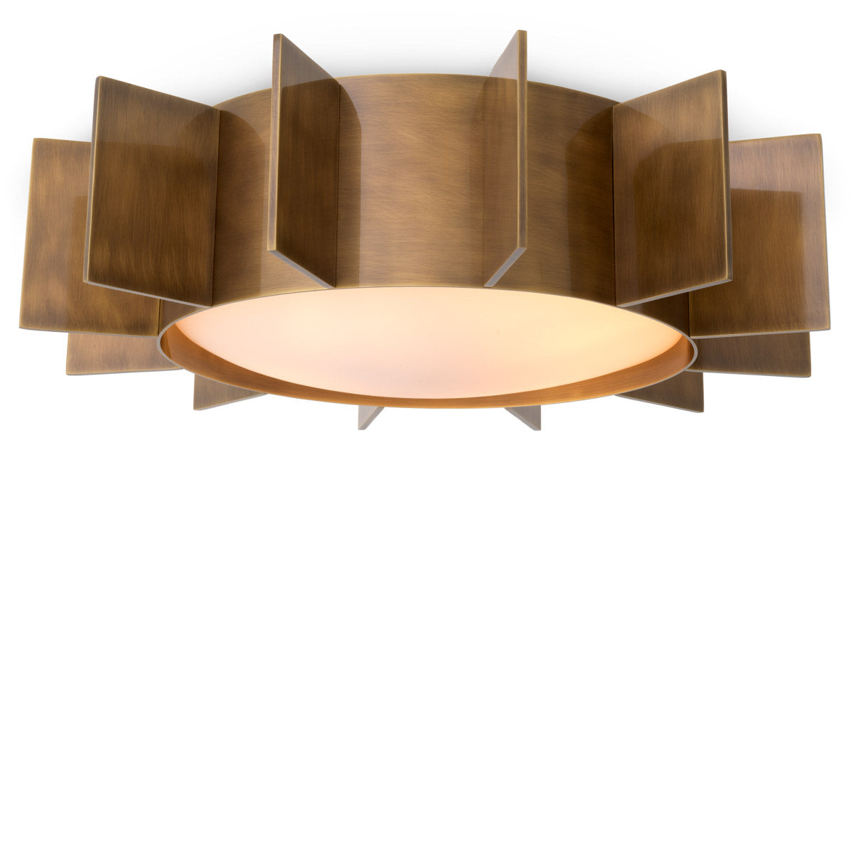 Eichholtz Ceiling Lamp Mario Introduce a touch of vintage elegance with the Eichholtz Mario Ceiling Lamp. Its classic brass