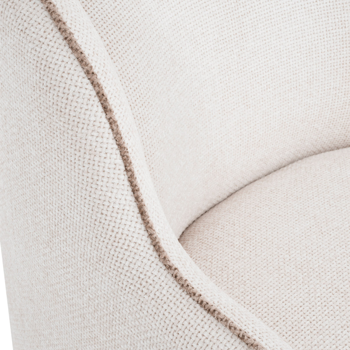 Eichholtz Chair Barrier Left interior. Dimensions W 30.5" D 39.5" H 32.5" Expertly made for enduring style and everyday