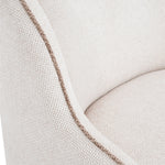 Eichholtz Chair Barrier Left interior. Dimensions W 30.5" D 39.5" H 32.5" Expertly made for enduring style and everyday