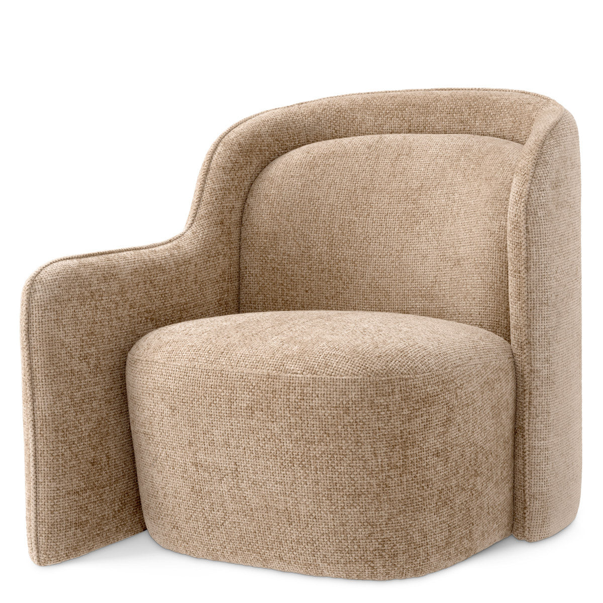 Eichholtz Chair Barrier Left The left-facing Chair Barrier is a true embodiment of contemporary elegance. Upholstered in luxurious Lyssa