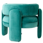 Chair Chaplin - Savona Turquoise Velvet