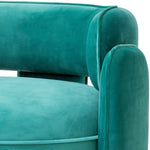 Chair Chaplin - Savona Turquoise Velvet