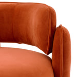 Chair Chaplin - Savona Orange Velvet