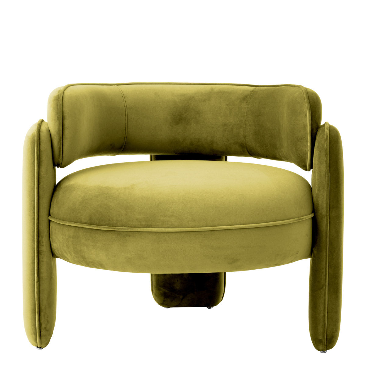 Eichholtz Chair Chaplin pure sophistication with its curved form. Pairing sumptuous Savona vintage green velvet throughout with matching