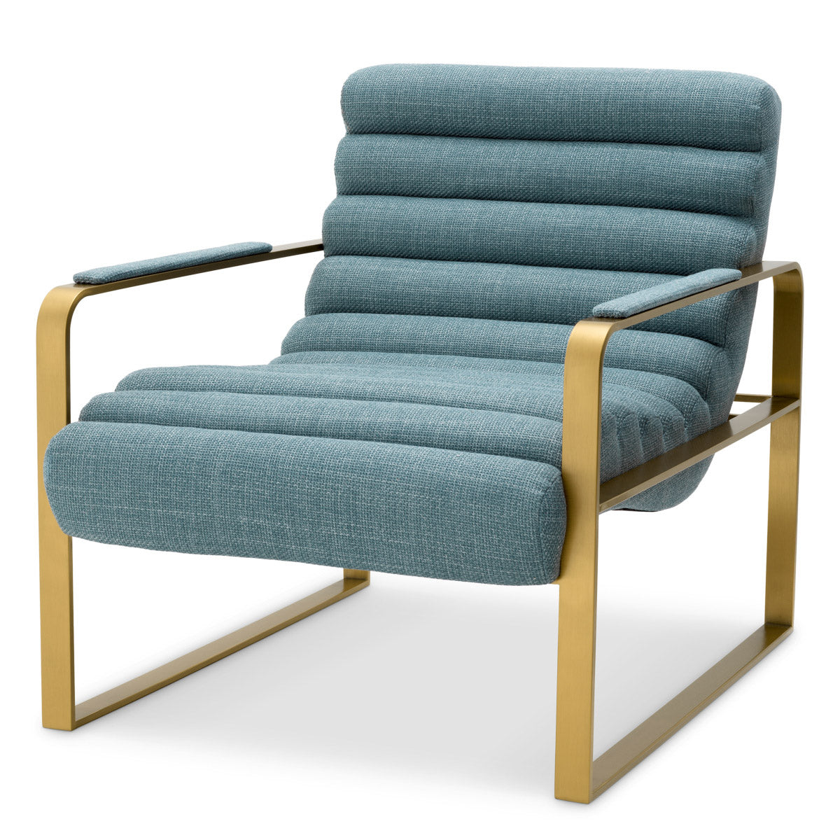 Eichholtz Chair Olsen Introduce the Scalea blue elegance of Eichholtz's Chair Olsen to your space. This luxurious armchair