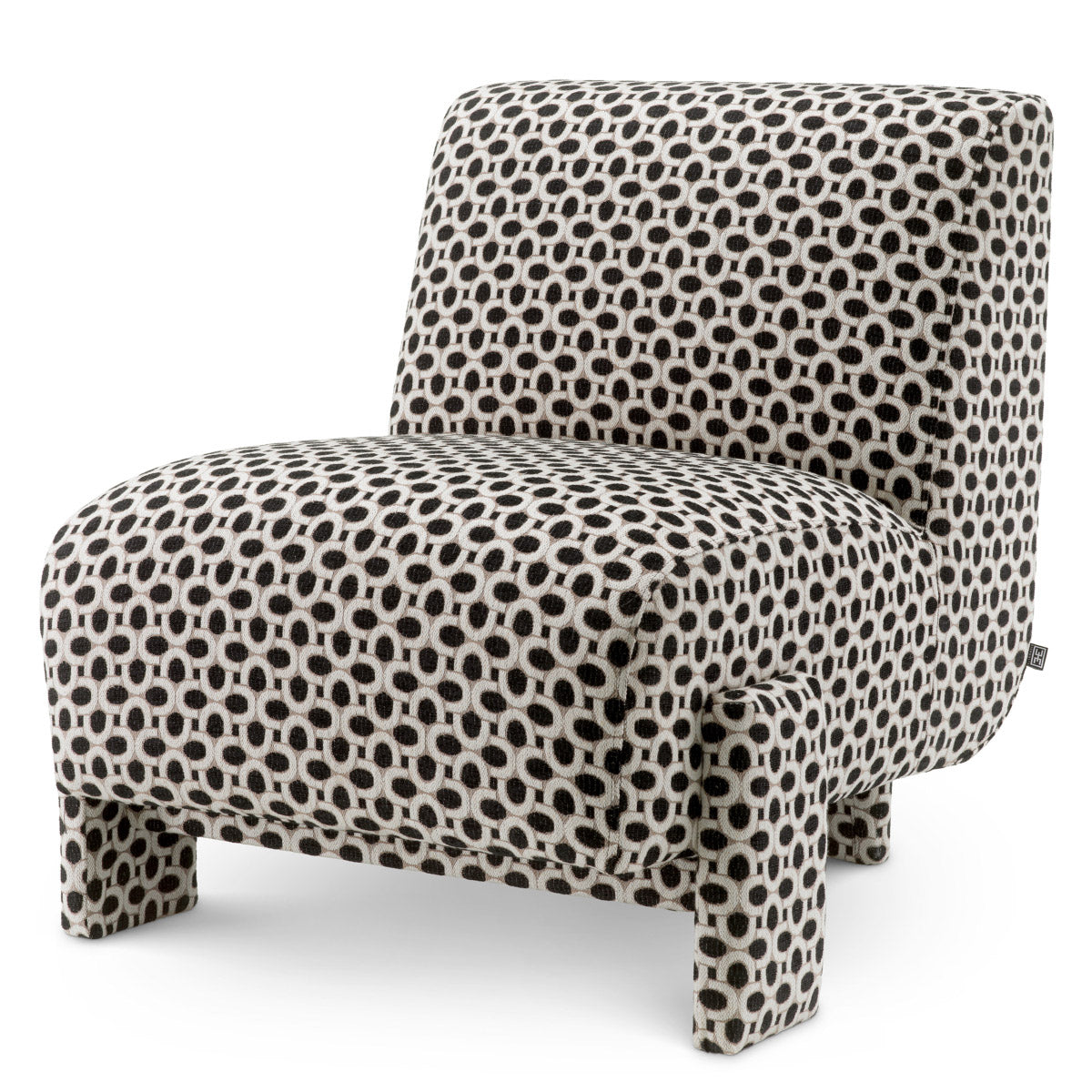 Eichholtz Chair Rockdale Discover the Eichholtz Chair Rockdale, where sleek design and luxurious fabric merge to create a