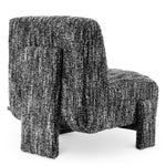 Eichholtz Chair Rockdale black fabric, adding a touch of textured elegance. Its sleek design and impeccable craftsmanship make