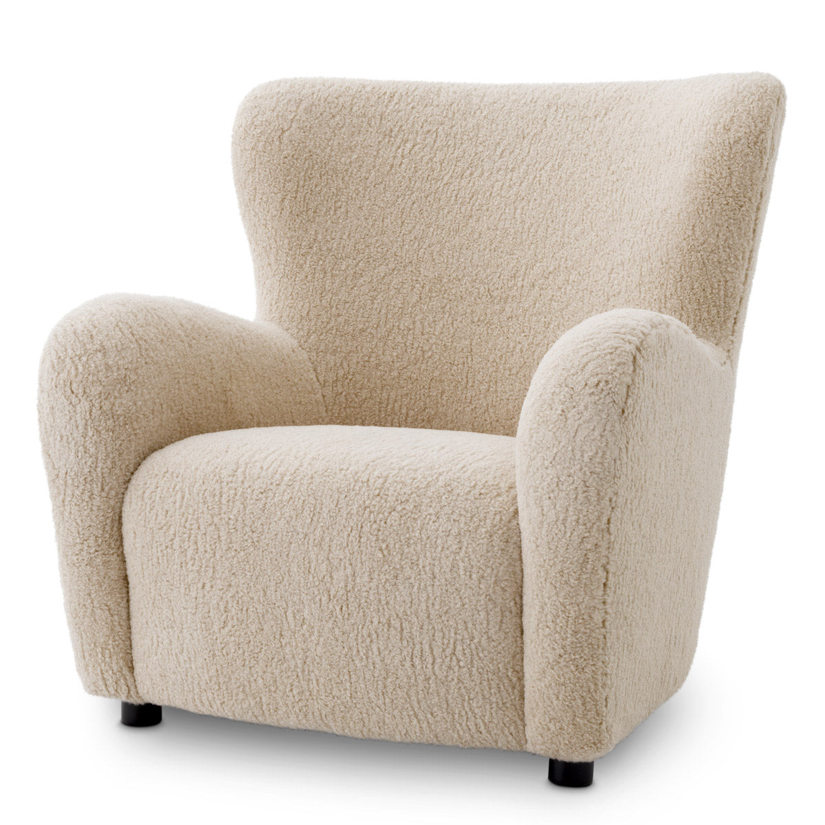 Eichholtz Chair Svante L Add comfort and cosiness to your abode with the Svante L Armchair. With black legs