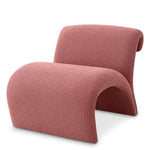 Eichholtz Chair Vignola Upholstered with durable rose bouclé fabric, the Vignola Chair brings a sense of refinement to
