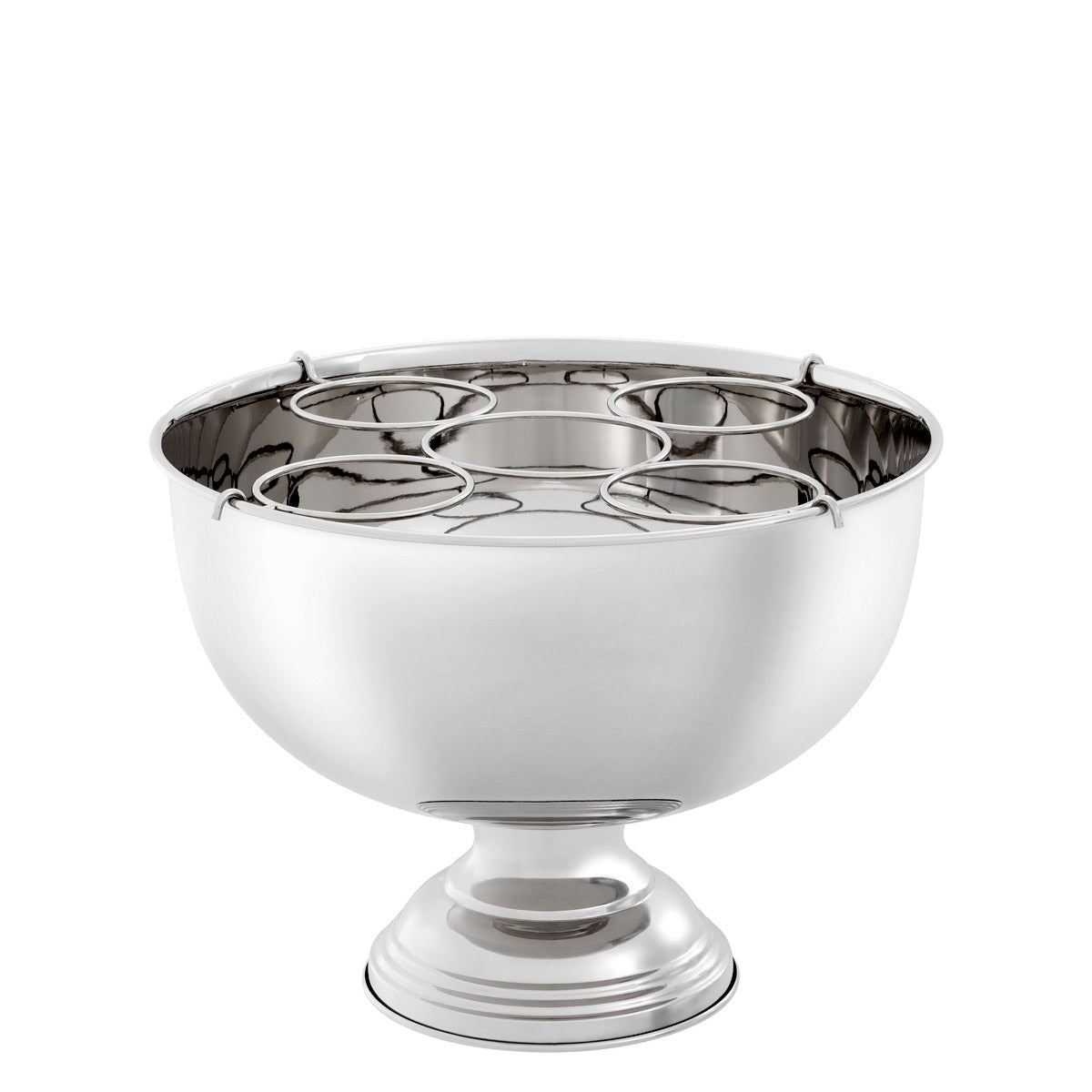 Eichholtz Champagne Cooler Crespa Keep your bubbly at the perfect temperature with the polished nickel Crespa Champagne Urn. Featuring