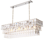 Eichholtz Chandelier Amazone rectangular Add luxury and glamour to your hallway, living space or dining area with Chandelier Amazone.