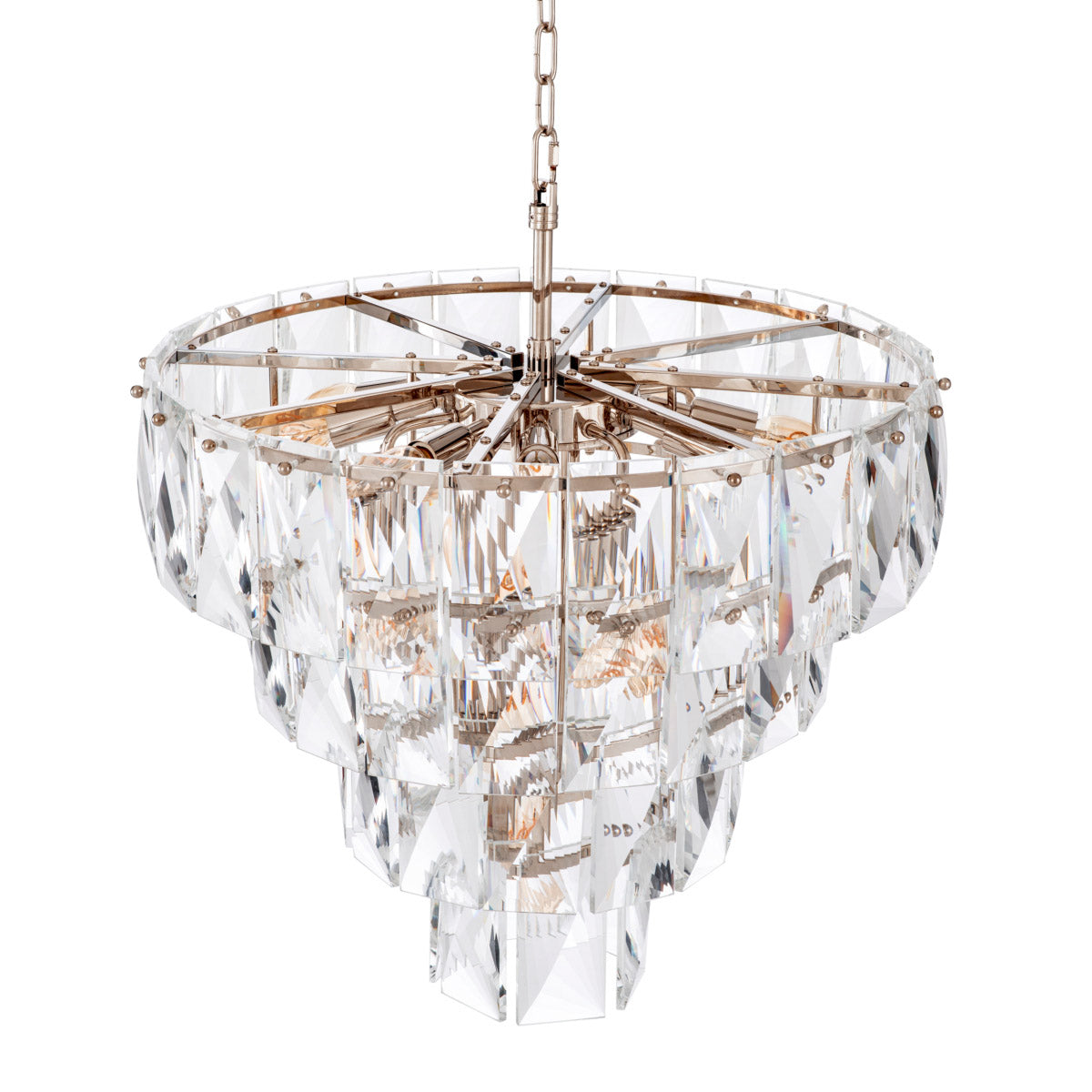 Eichholtz Chandelier Amazone S elevated materials for a statement in any luxury interior. Expertly made for enduring style and