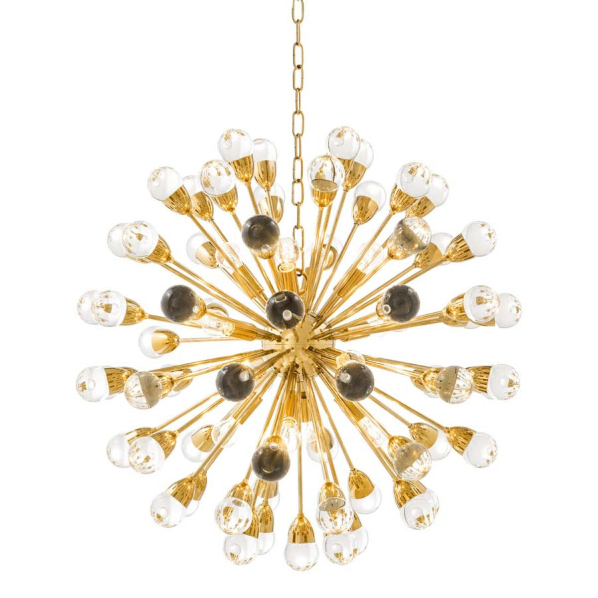 Eichholtz Chandelier Anto L Let the sun shine in with the enchanting Anto L Chandelier. Strikingly modern, this beautiful
