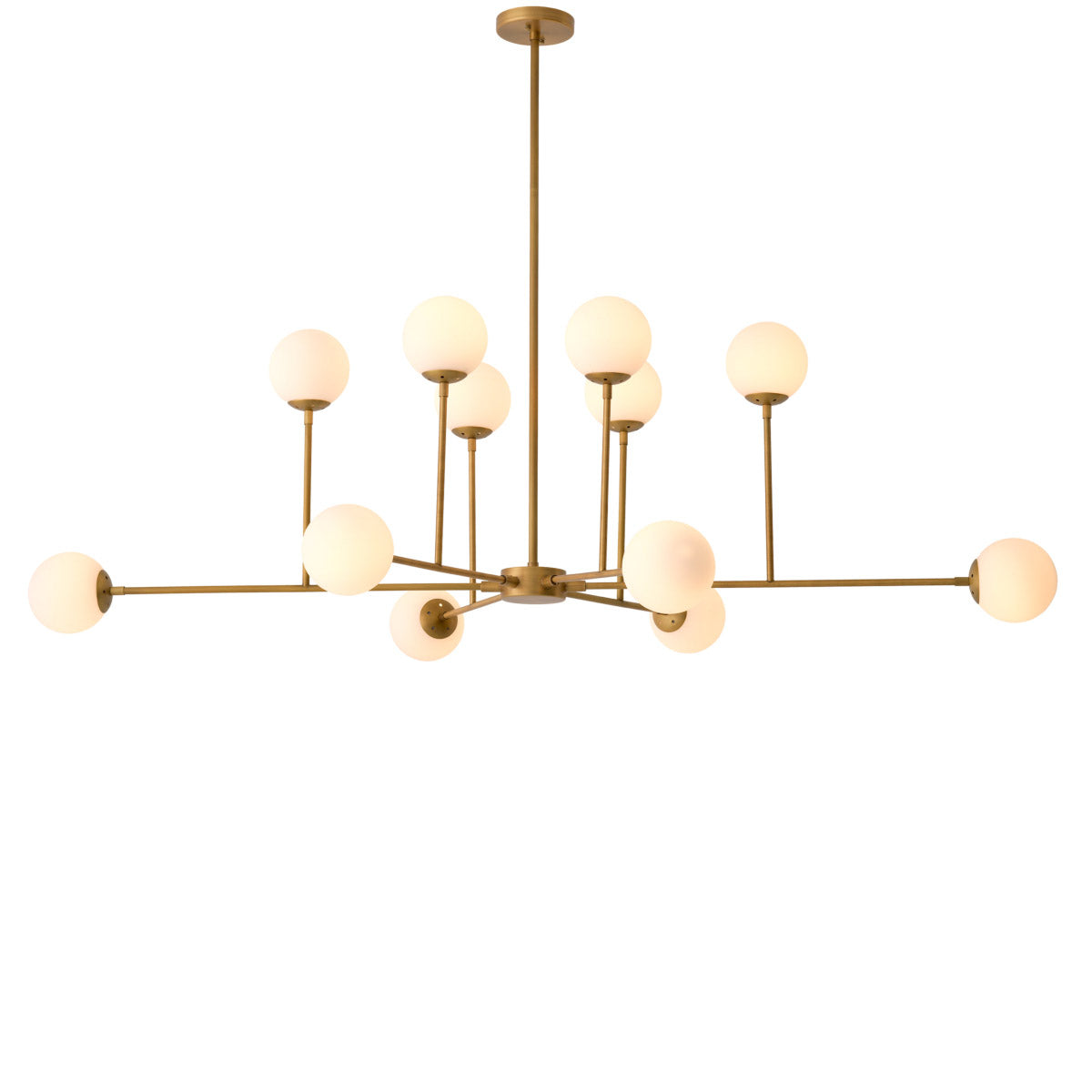 Eichholtz Chandelier Aram strong yet graceful and adjustable geometric arms can be rotated both up and down, making