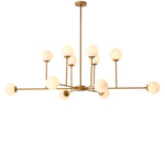 Eichholtz Chandelier Aram strong yet graceful and adjustable geometric arms can be rotated both up and down, making