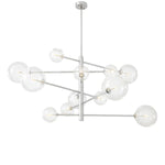 Eichholtz Chandelier Argento L Create a retro-chic focal point in your living space with the Argento L Chandelier. This