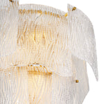 Eichholtz Chandelier Asinara S with the handcrafted Chandelier Asinara S by Eichholtz, where textured glass reflects a warm, radiant