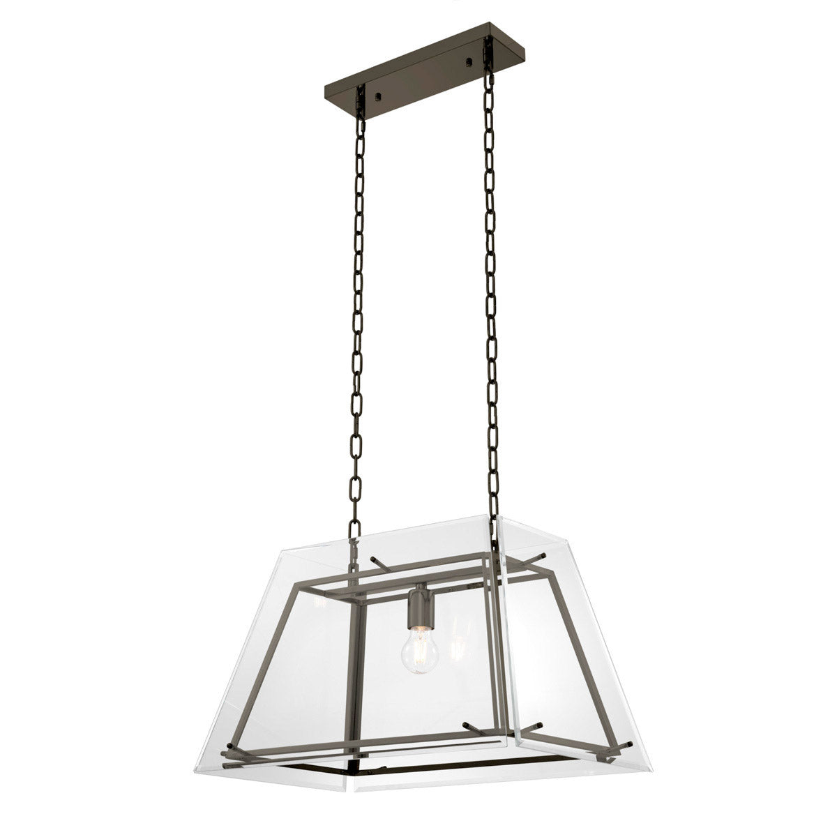 Eichholtz Chandelier Azure S Add industrial flair to your home with the 1-light Azure S Chandelier. Stripped to the