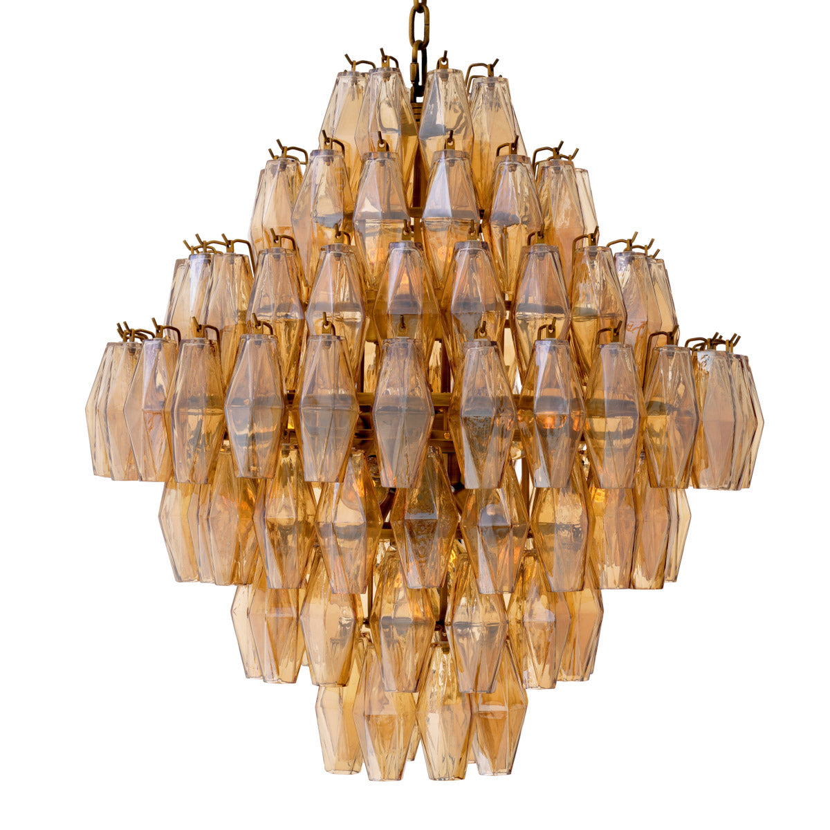 Eichholtz Chandelier Benini L through, creating a fascinating light display. Also available in a small version. Group together for