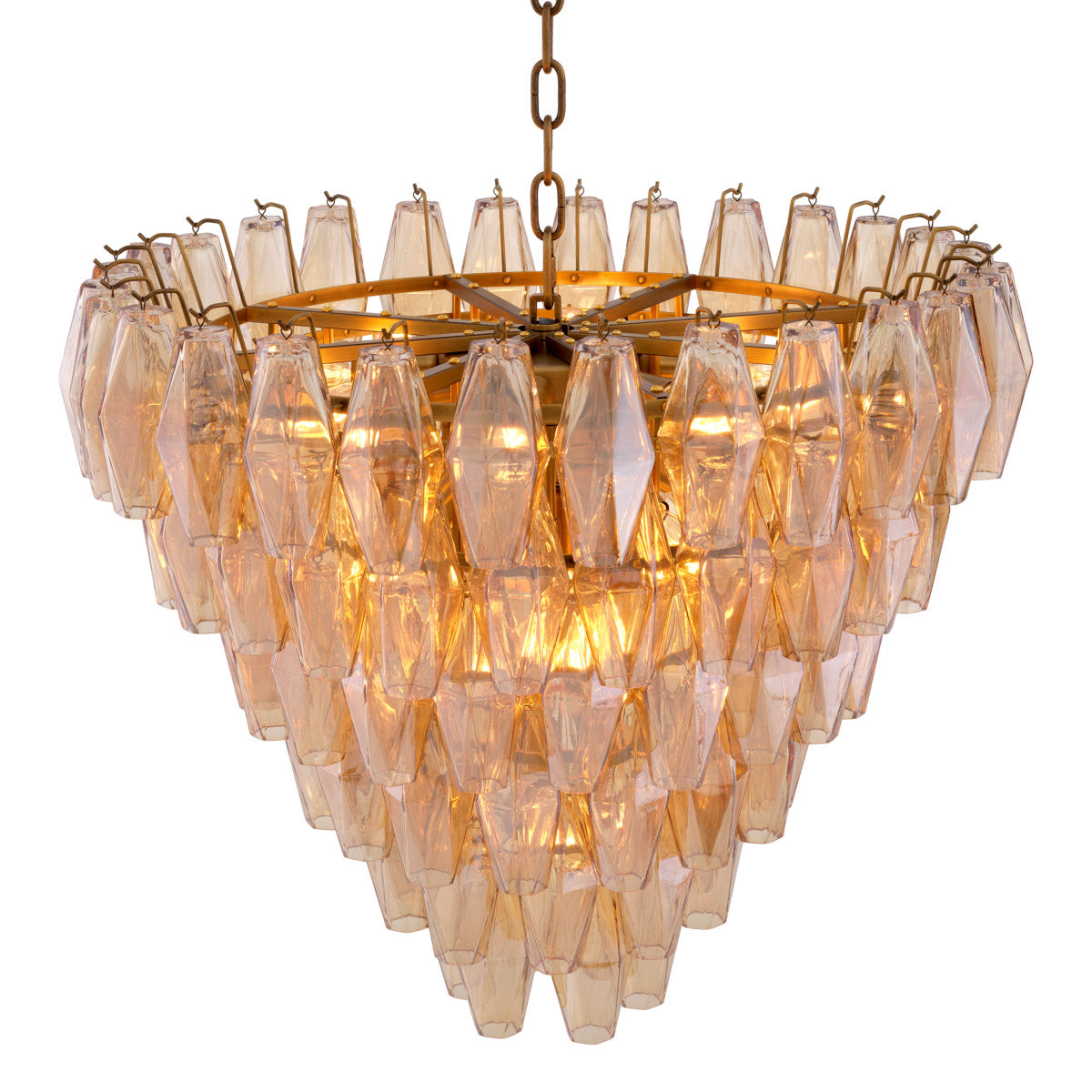 Eichholtz Chandelier Benini S through, creating a fascinating light display. Also available in a large version. Group together for