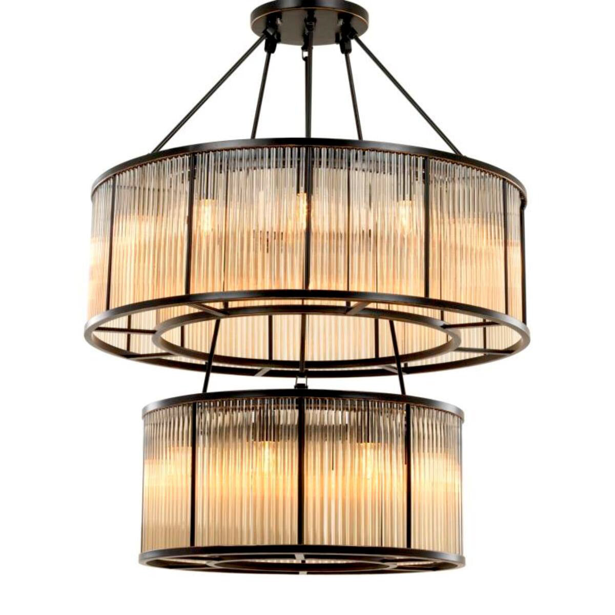 Eichholtz Chandelier Bernardi Featuring a pronounced 1920s appeal this enthralling Art Deco inspired Bernardi Chandelier will enliven each