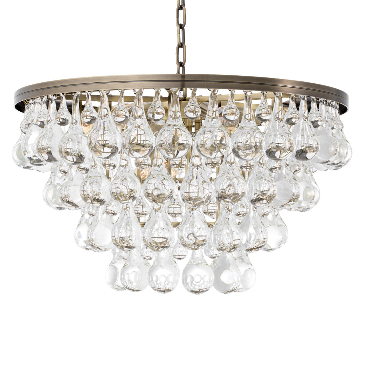 Eichholtz Chandelier Bolzano rooms with a lower height ceiling where it is not possible to have a traditional