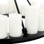 Eichholtz Chandelier Commodore Round be used with a dimmer. Create a warm and welcoming ambience with the Commodore Chandeliers.