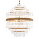 Eichholtz Chandelier East Channel glamorous Art Deco style into your home with the East Chandelier. This stunning vintage