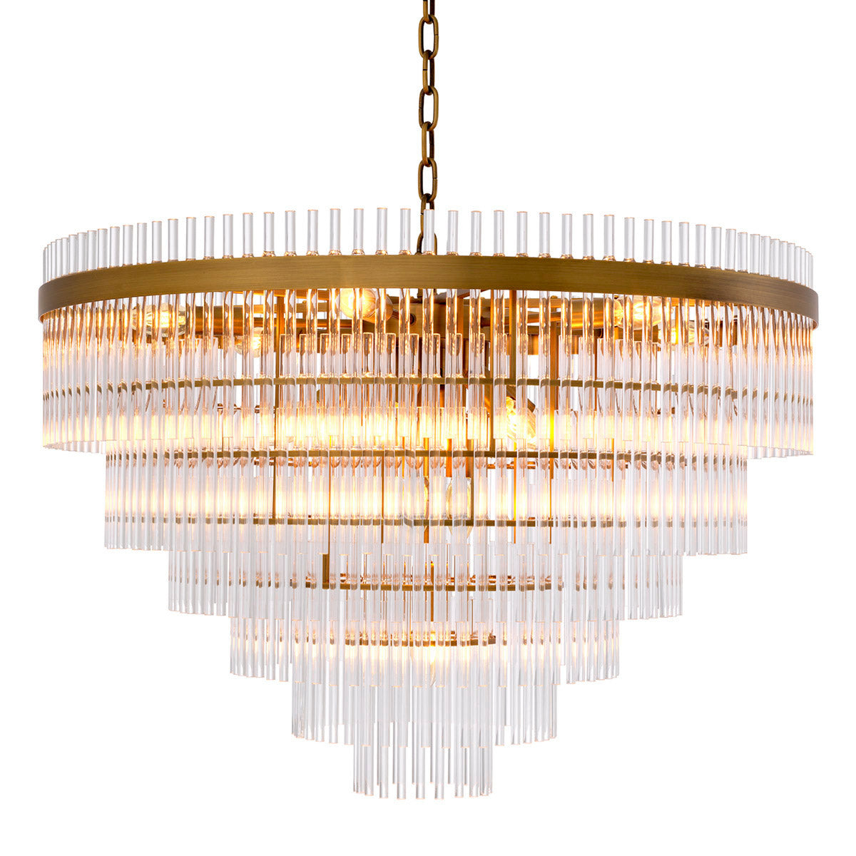 Eichholtz Chandelier East Single Chandelier East has more than a hint of Art Deco decadence. This stunning vintage replica