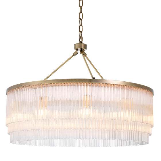 Eichholtz Chandelier Hector L Beautify your interior with the glamorous Hector L Chandelier. This contemporary interpretation of Art Deco