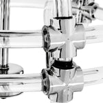 Eichholtz Chandelier Impero curved rods. A wonderful asset for your home lighting arrangement. Chandelier Impero Crafted by Eichholtz