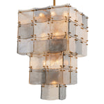 Eichholtz Chandelier Laurent Immerse yourself in luxury with the Laurent Chandelier's three layers of delicate smoke, light smoke,