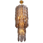 Eichholtz Chandelier Sahure L granite column's palm-like form, the chandelier's smoked-glass elements exude an air of timeless elegance. It