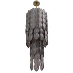 Eichholtz Chandelier Sahure L captivates with a brushed-brass finish. This exquisite piece embodies the spirit of ancient craftsmanship and