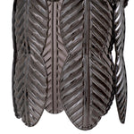 Eichholtz Chandelier Sahure L inspired by the ancient Egyptian Palm Column of Sahure (ca. 2458-2446 B.C,.), which stood at