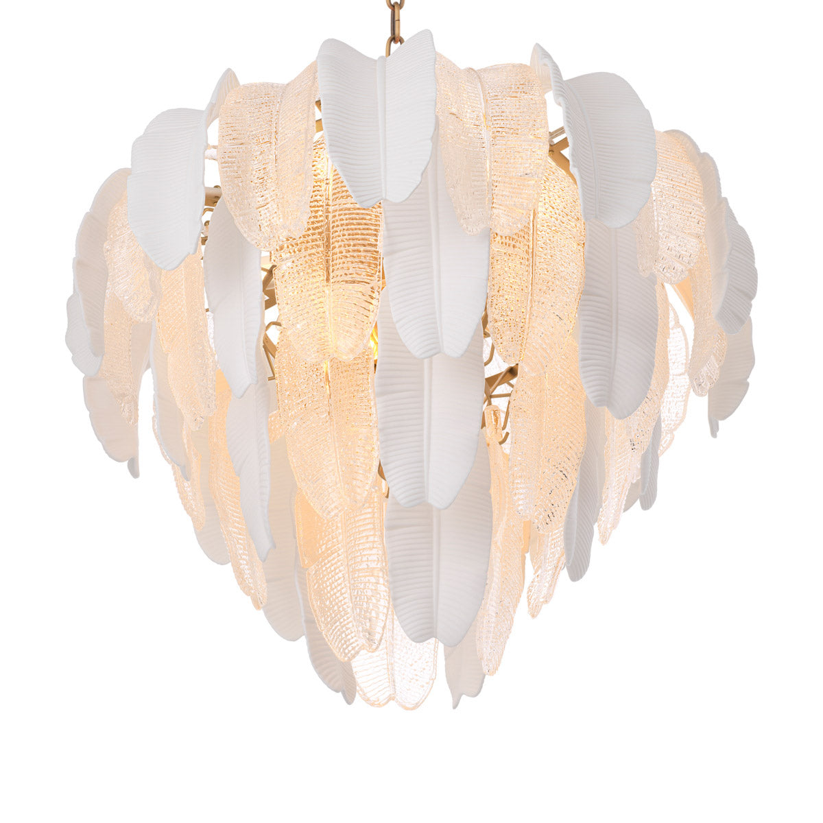 Eichholtz Chandelier Saint Lucia S tree. This exquisite chandelier blends ceramic and textured glass, creating a harmonious mix of materials