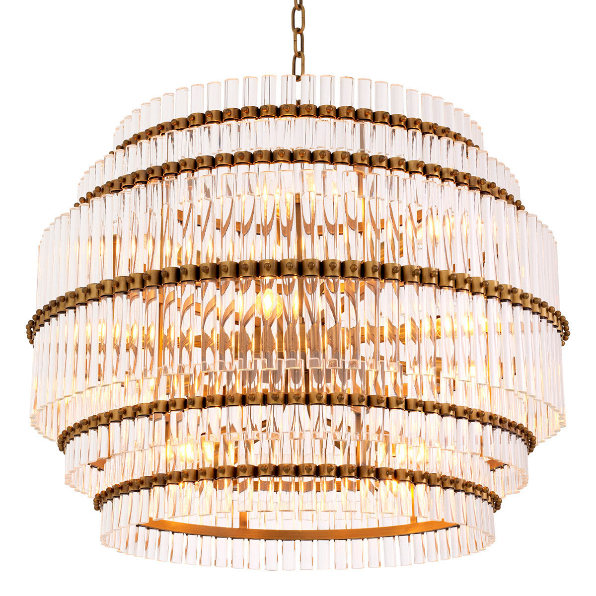 Eichholtz Chandelier Scottsdale Beautify your interior with the glamorous 5-tier Scottsdale Chandelier. This contemporary interpretation...