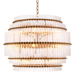 Eichholtz Chandelier Scottsdale design gives a pleasing ambient light. It features an antique brass finish fixture that is
