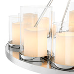 Eichholtz Chandelier Summit Round not dimmable and cannot be used with a dimmer. Create a warm and welcoming ambience