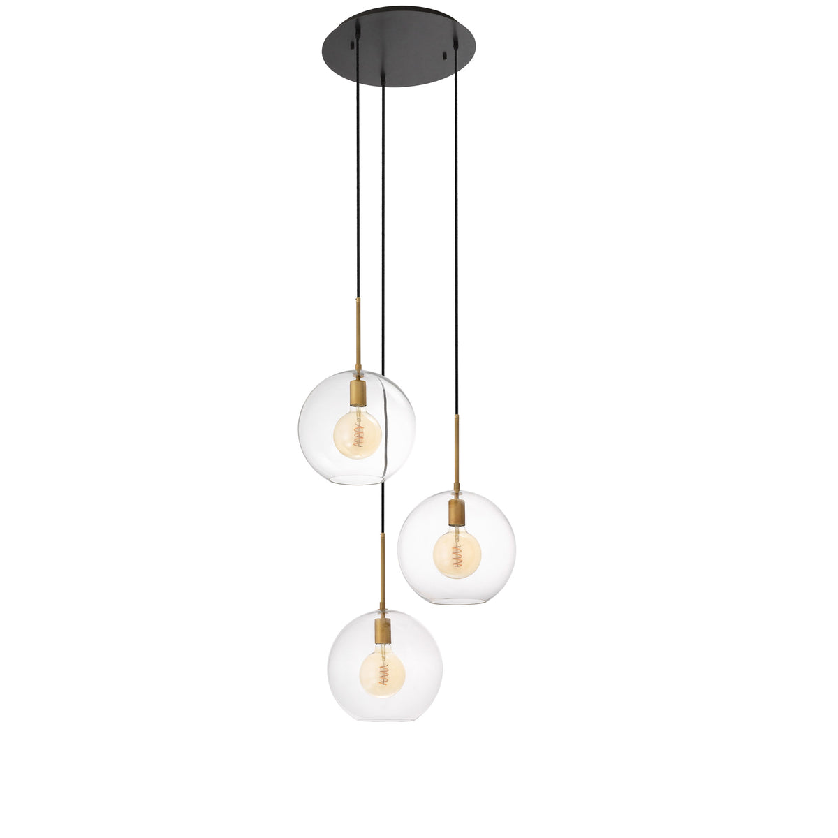 Eichholtz Chandelier Tango 3 light a stylish addition to your home interior. This functional 3-light pendant is a real statement