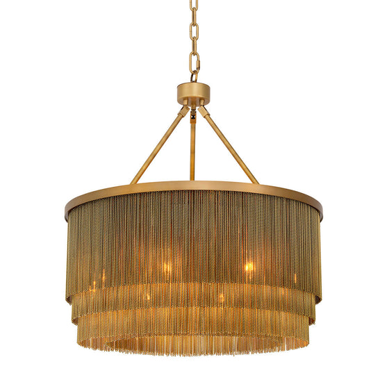Eichholtz Chandelier Tissot S Provided with an antique brass finish, the small Tissot Chandelier lends a fanciful touch to