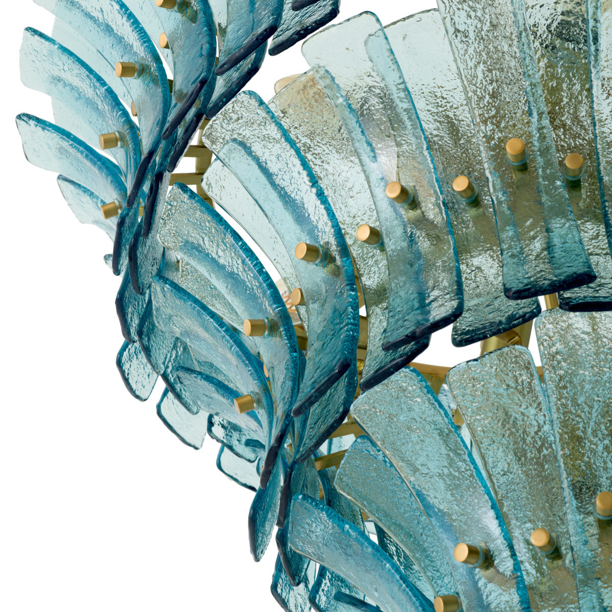 Eichholtz Chandelier Toscano Elevate any interior with the Eichholtz Toscano Chandelier's exclusive hand-blown blue glass. The artisan... .