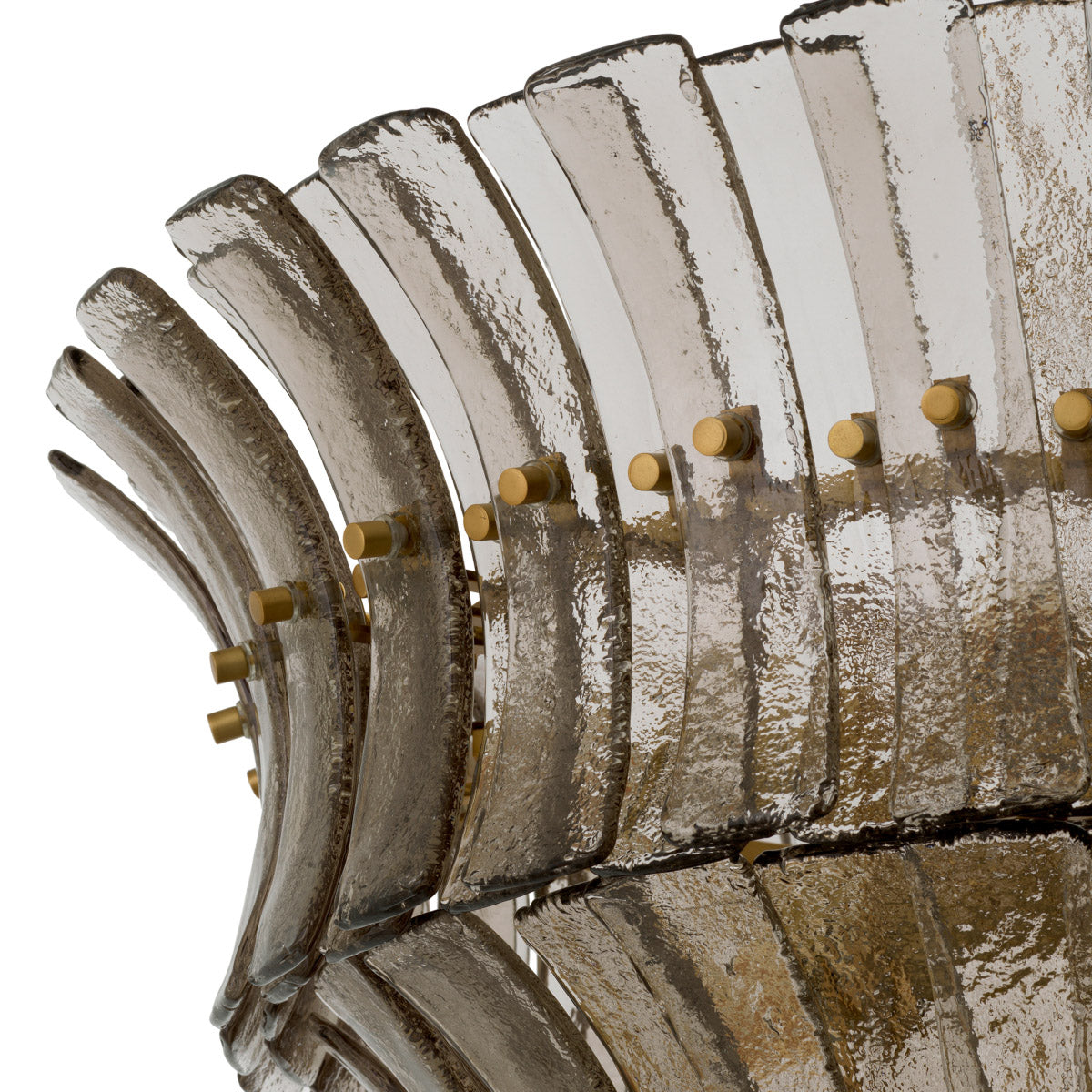 Eichholtz Chandelier Toscano elegance of the Toscano Chandelier from the Eichholtz lighting collection. Handcrafted with smoke glass, the