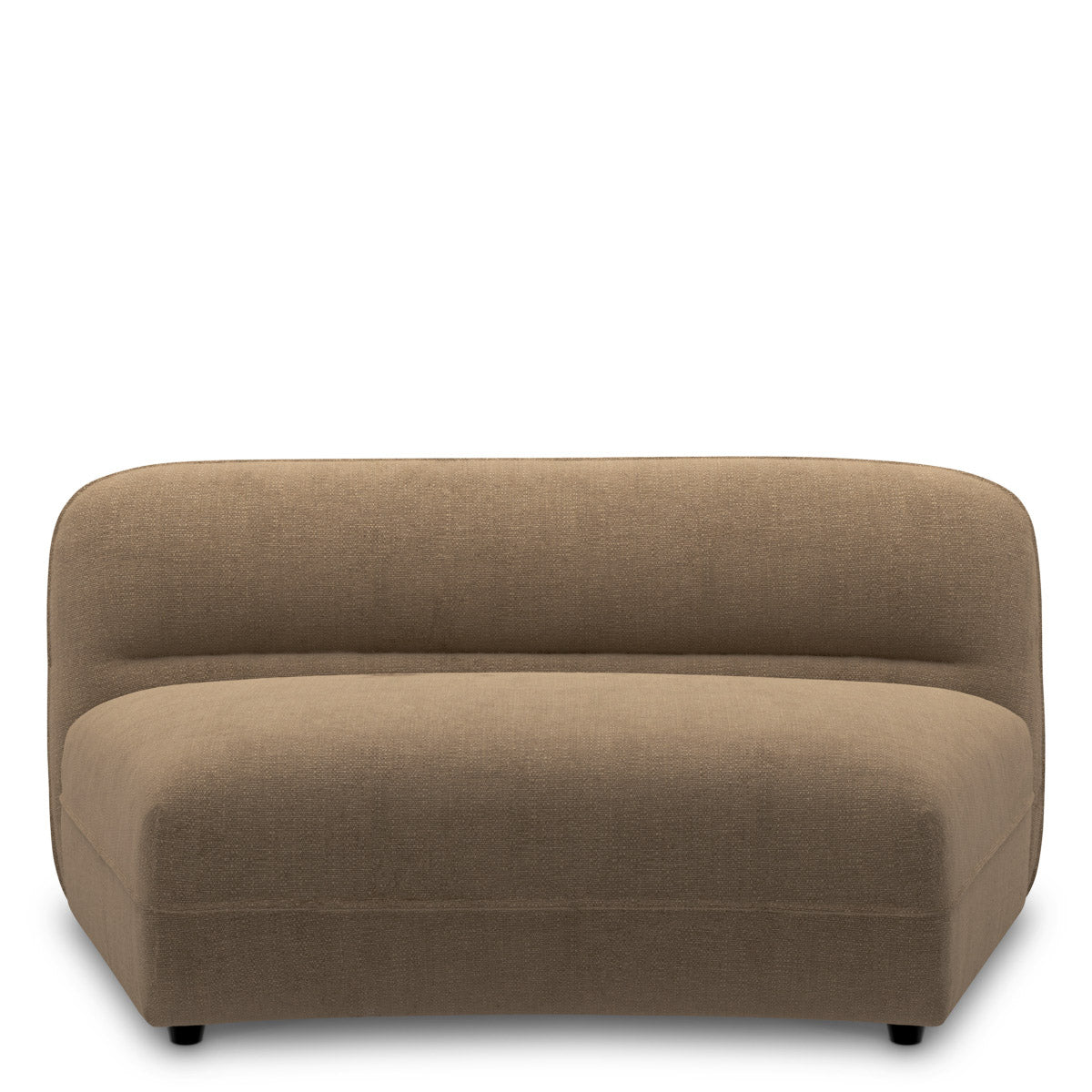 Modular Sofa Grand Avenue - Middle Stratfort brown | black feet 83% rayon | 17% cotton Chairs & Sofas CMA0189 3