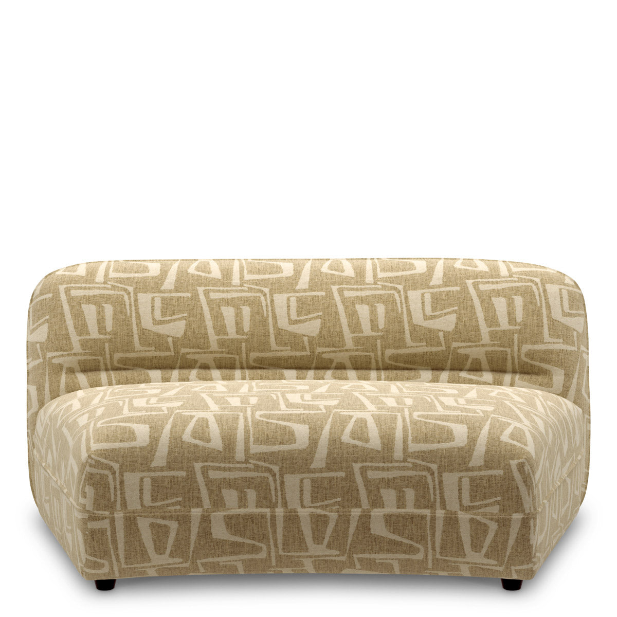 Modular Sofa Grand Avenue - Middle Davenport light brown | black feet 52% polyester | 48% olefin Chairs & Sofas CMA0195 3