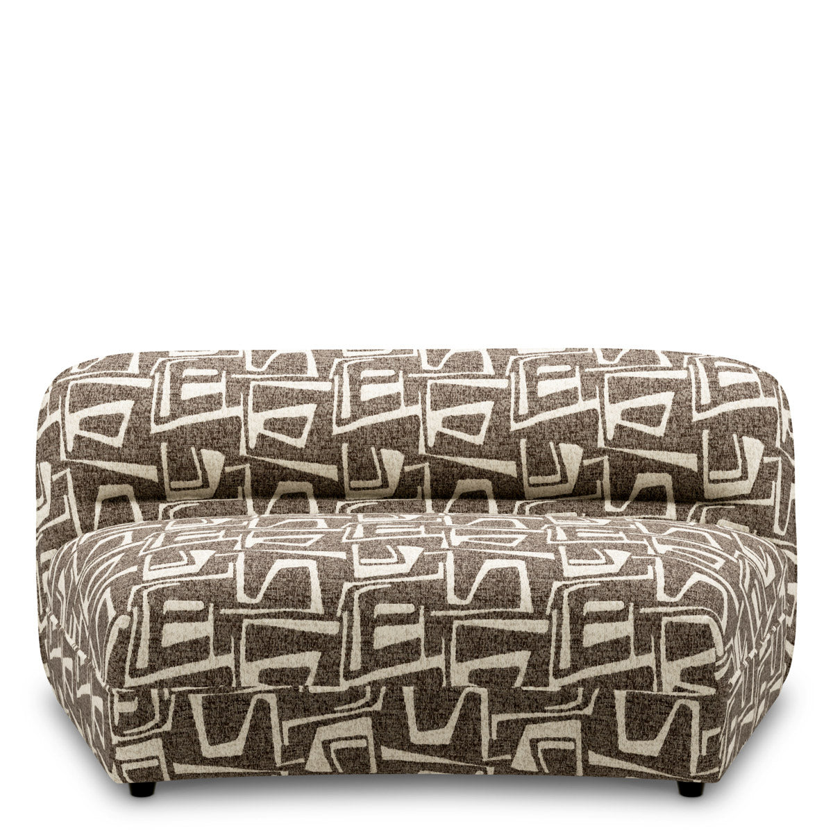 Modular Sofa Grand Avenue - Middle Davenport dark brown | black feet CMA0197 3