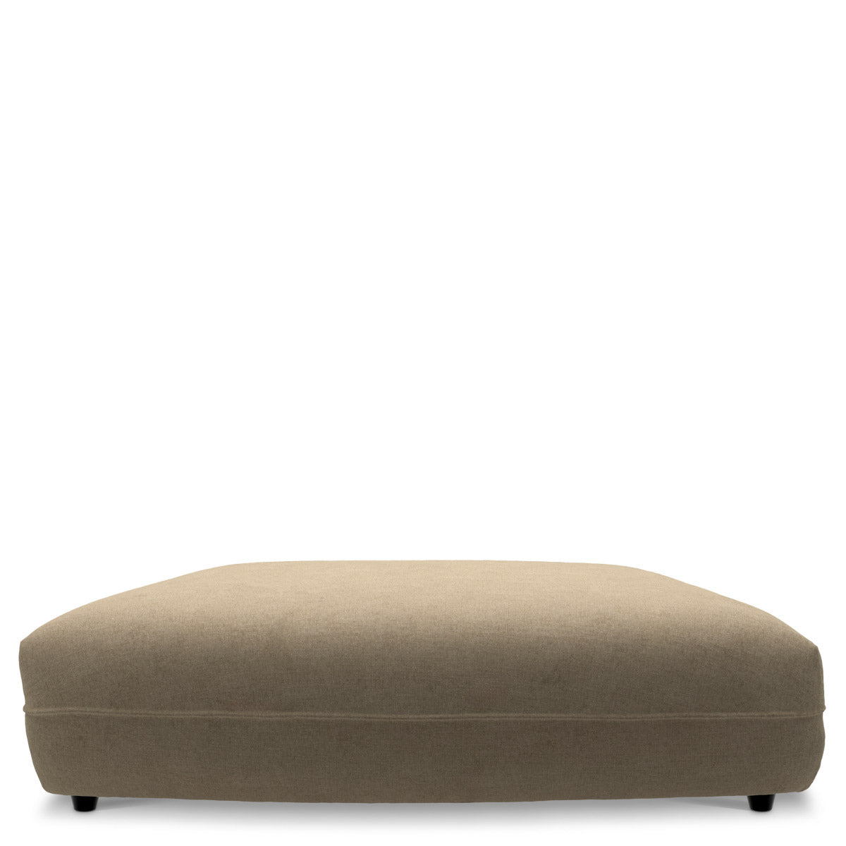 Modular Sofa Grand Avenue - Ottoman Hastings beige | black feet 100% polyester Chairs & Sofas CMA0206 3