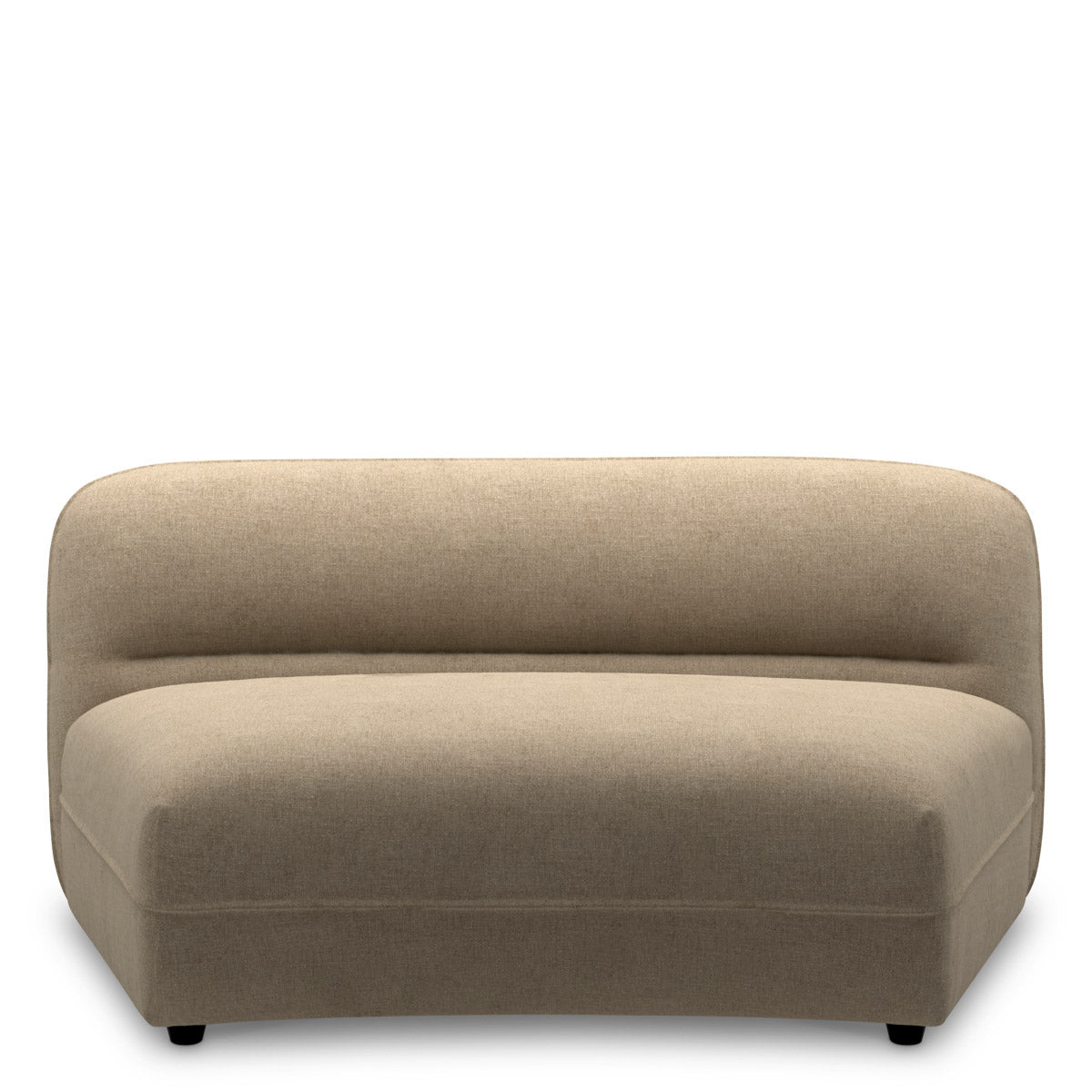 Modular Sofa Grand Avenue - Middle Hastings beige | black feet 100% polyester Chairs & Sofas CMA0207 3