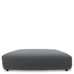 Modular Sofa Grand Avenue - Ottoman Hastings light blue | black feet 100% polyester Chairs & Sofas CMA0212 3